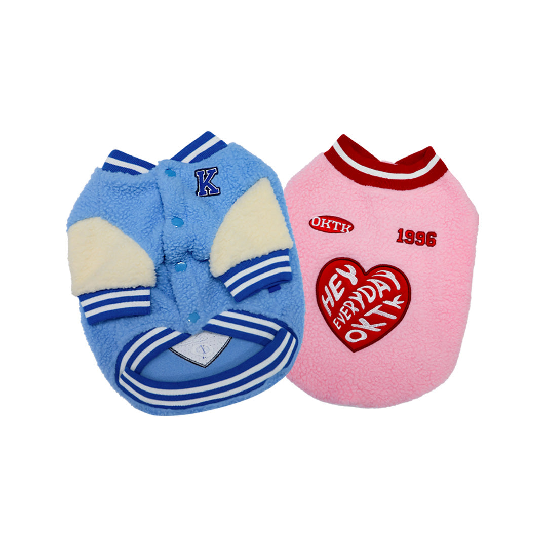 OKTK Dumble Varsity 羊羔絨棒球外套