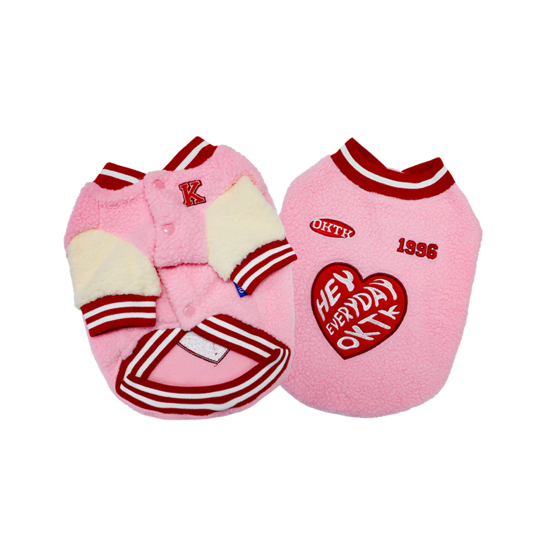 OKTK Dumble Varsity 羊羔絨棒球外套