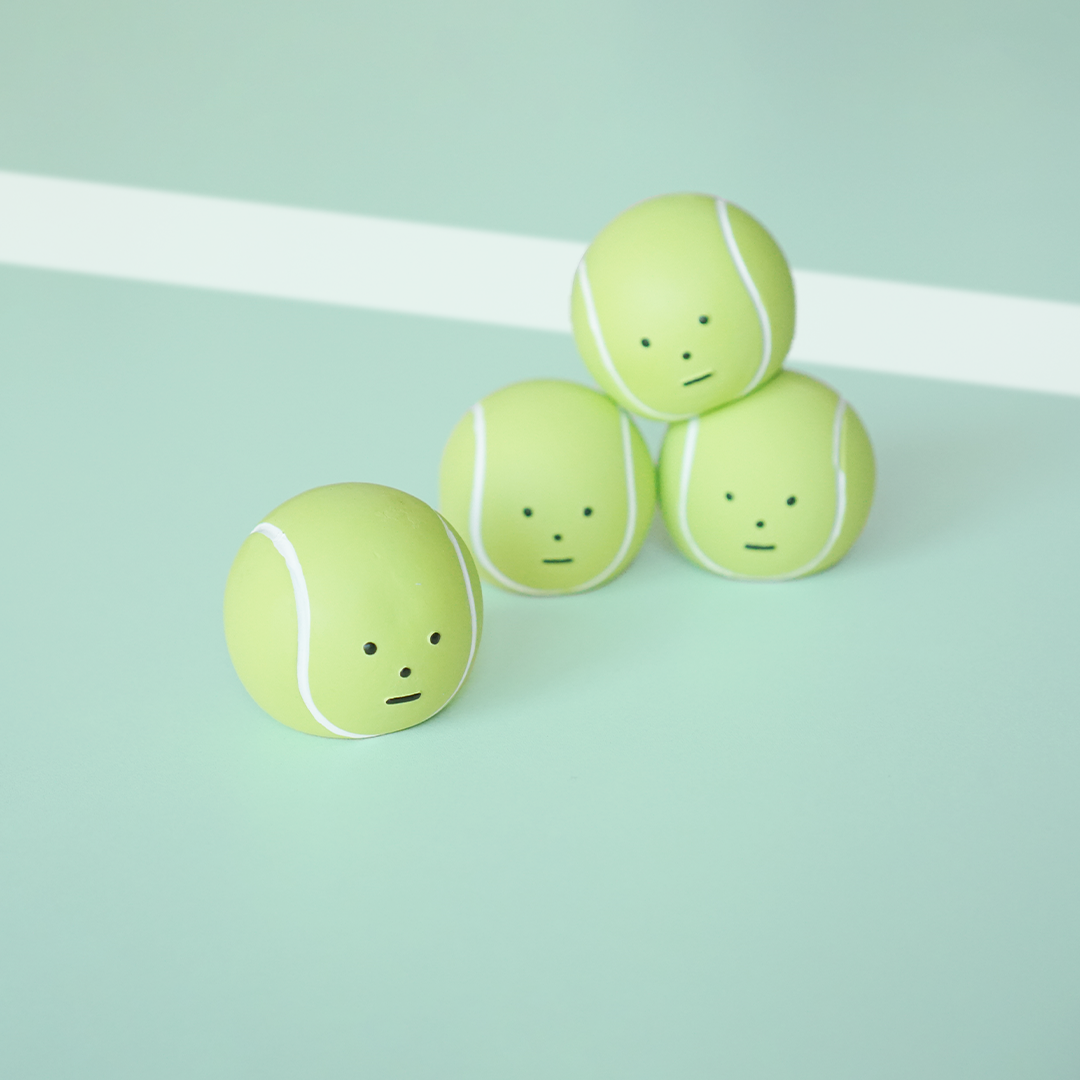 DINGDOG 網球橡膠哺啾玩具