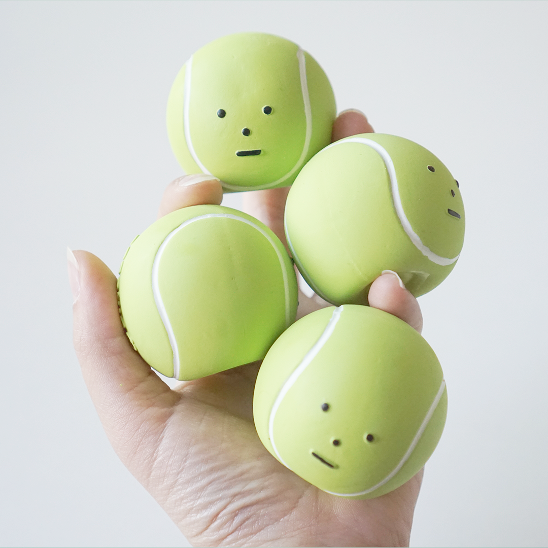 DINGDOG 網球橡膠哺啾玩具