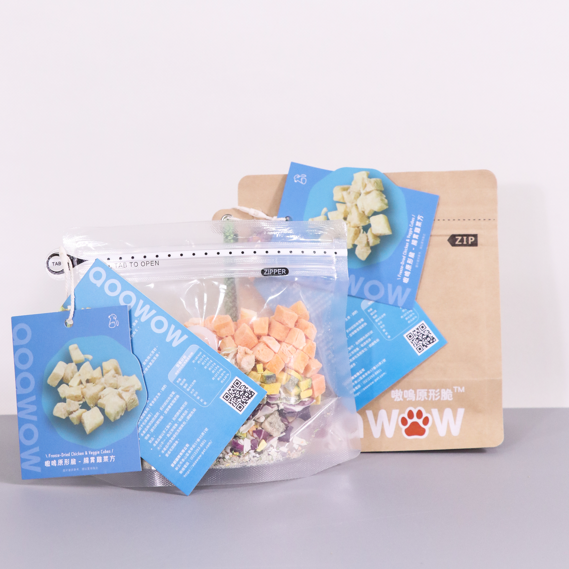 嗷嗚原形脆 MIX,腸胃雞菜方