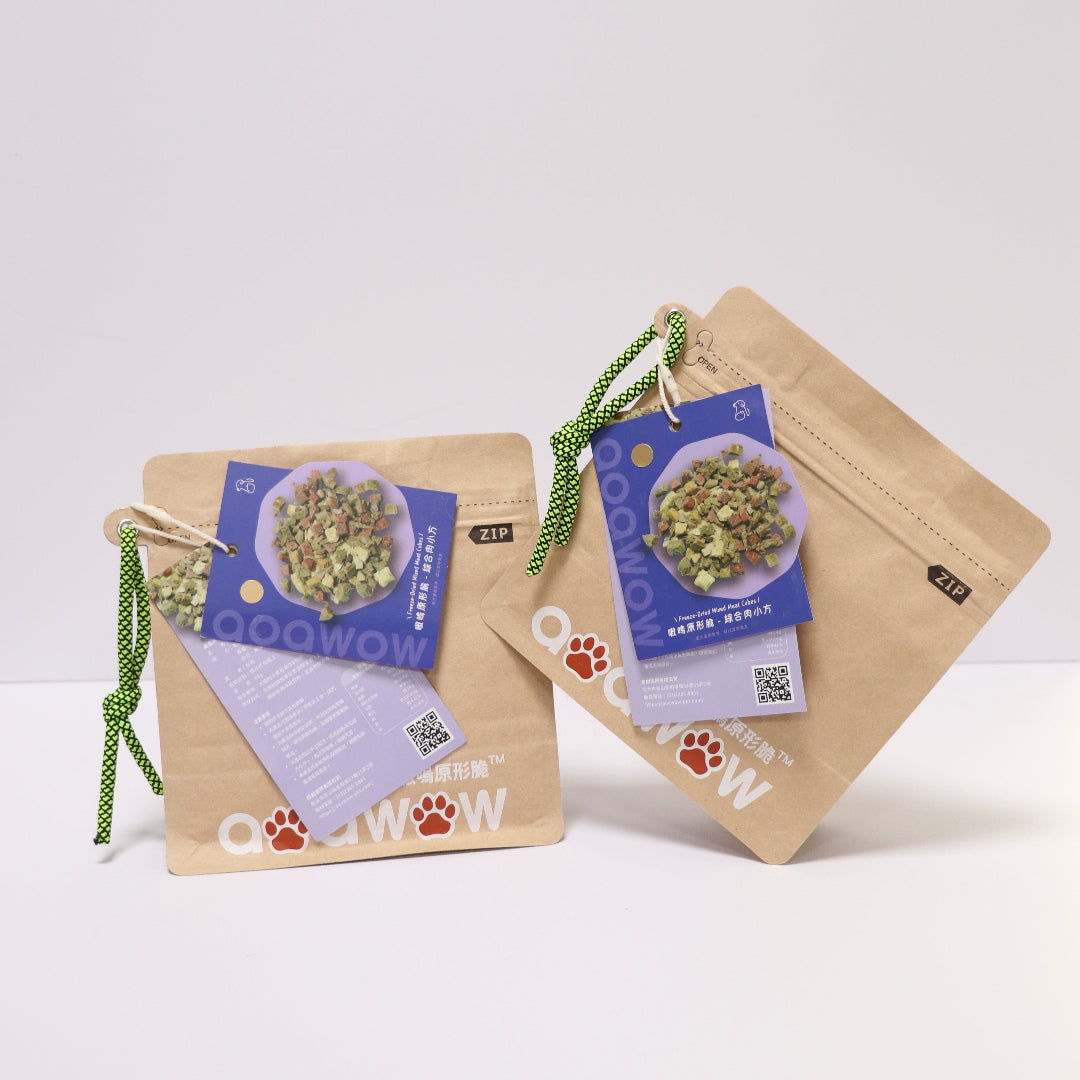 嗷嗚原形脆 MIX,綜合肉小方