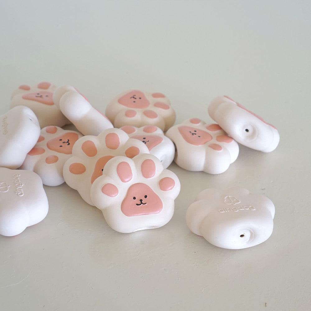 DINGDOG 小掌印橡膠哺啾玩具