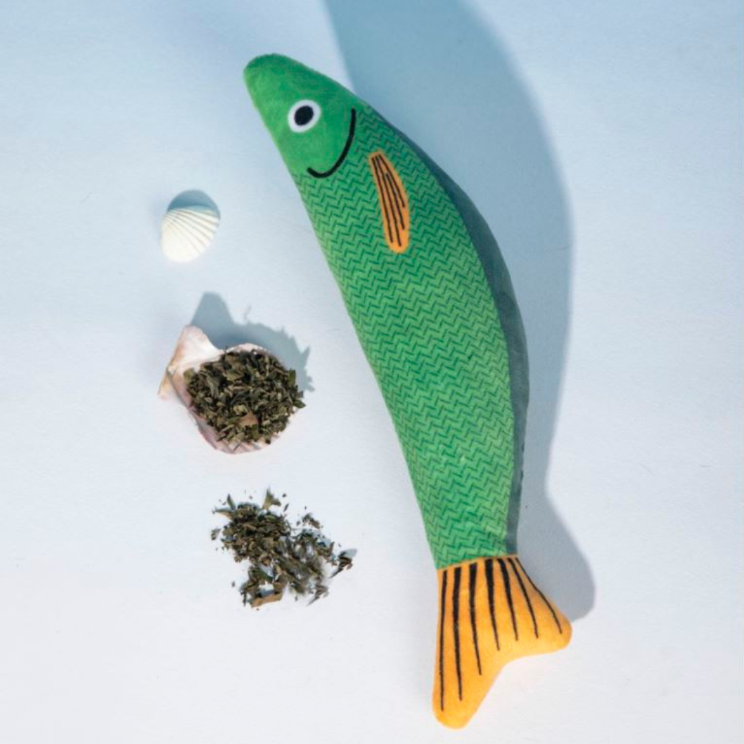 貓咪會發芬，貓薄荷魚魚玩具