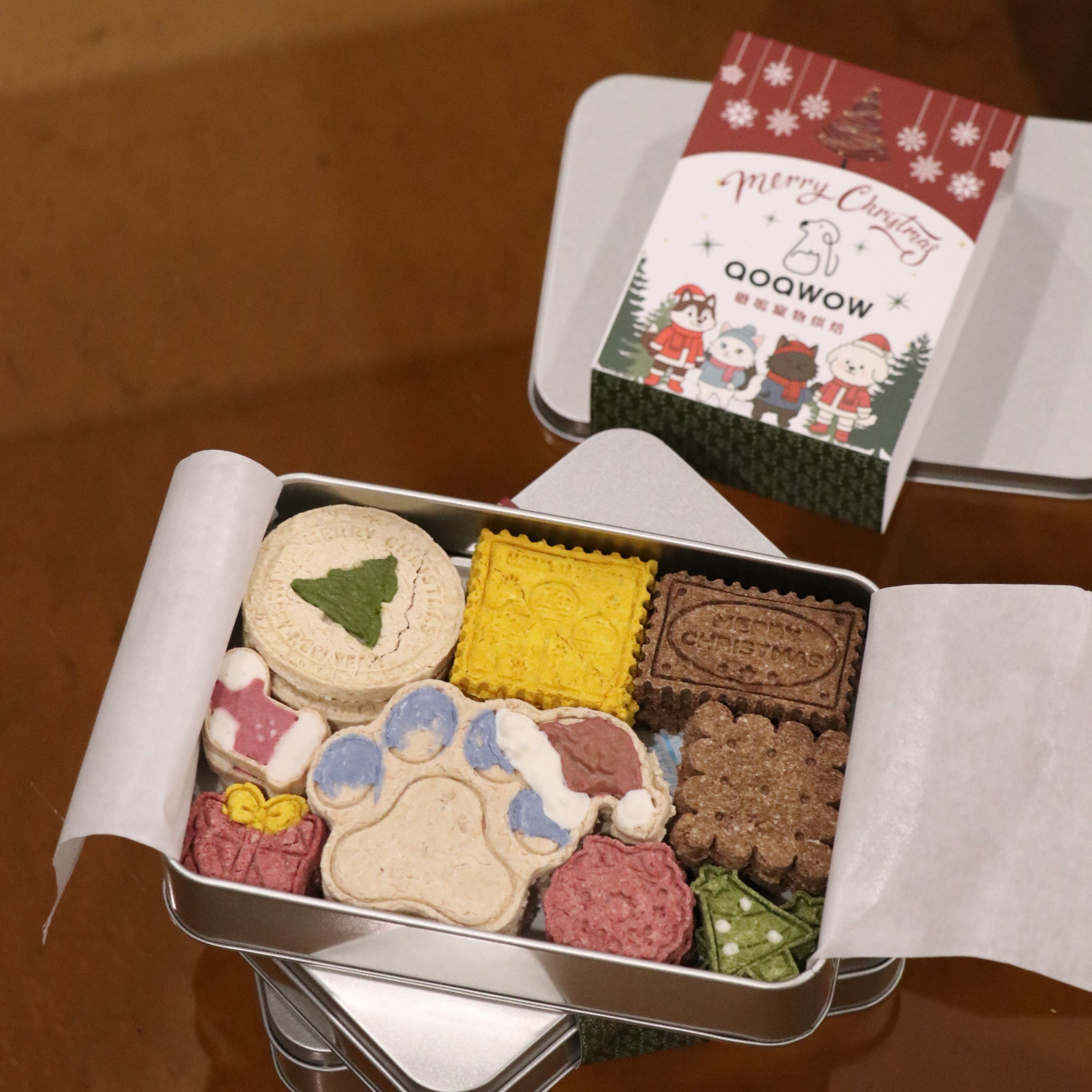 聖誕限定｜奶香雞肉鐵盒餅乾