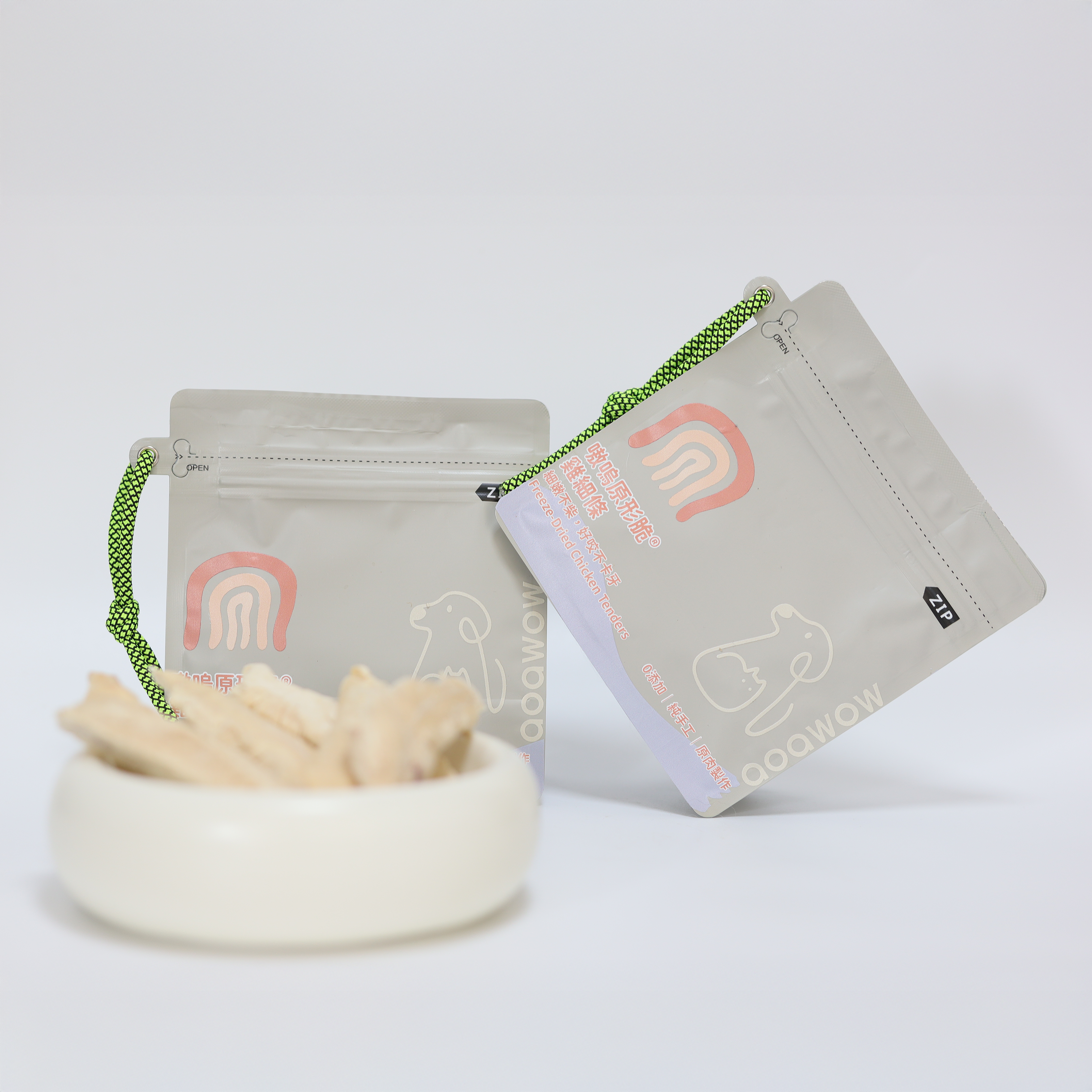 嗷嗚原形脆，雞細條