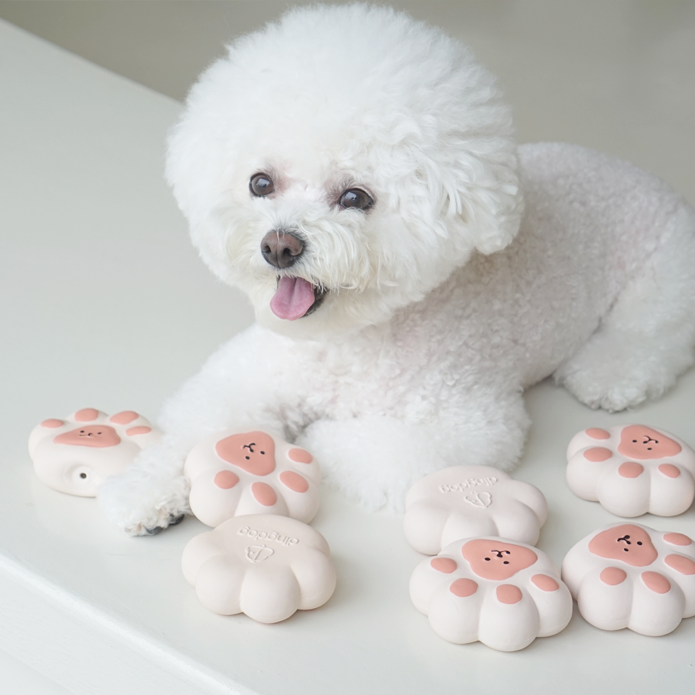 DINGDOG 小掌印橡膠哺啾玩具
